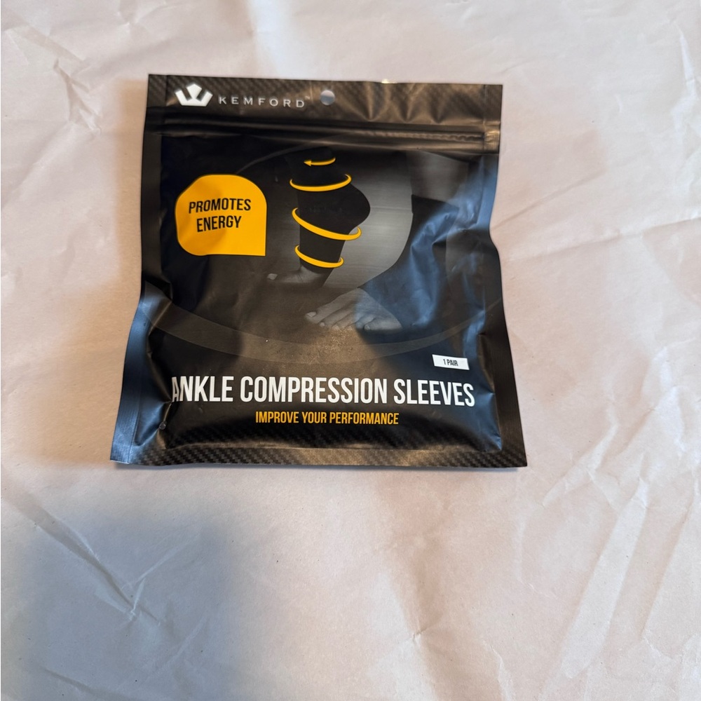 Ford Black Ankle Compression Sleeves